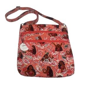 Vera‎ Bradley Triple Zip Hipster Purse Bag Disney Moana Adventure NWT